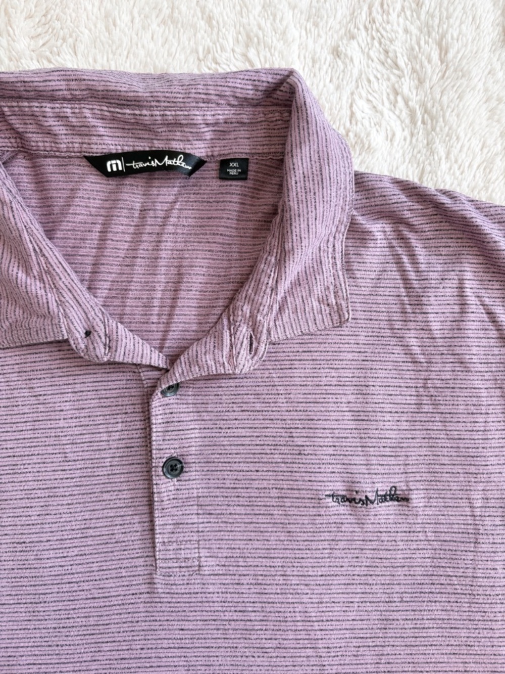 Travis Mathew Fish Outta Water XXL Golf Polo Men’s Casual Comfort Fit - Picture 3 of 3